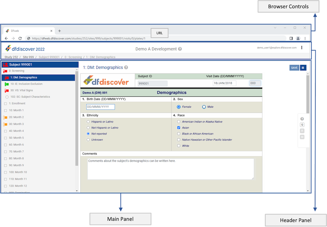 Application Layout